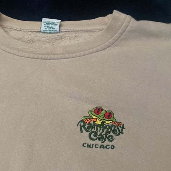 Vintage Rainforest Cafe Chicago Crewneck - Picture 2 of 6